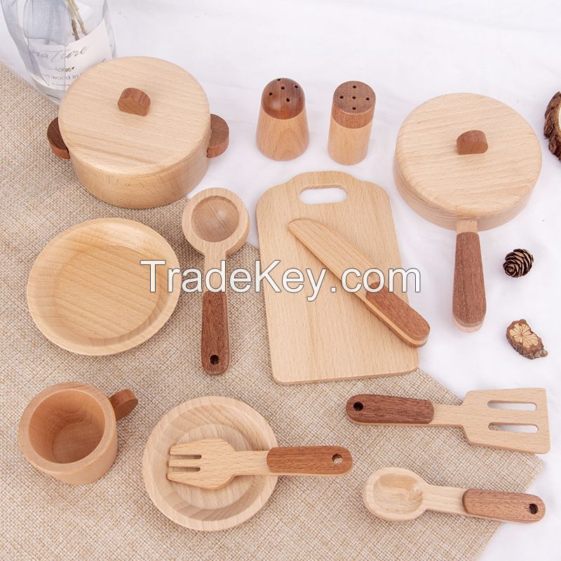 Children's Log Color Western Style Kitchenware And Cutlery Group