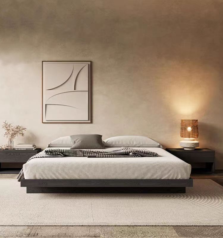 5 Star Hotel Furniture Luxury Wooden Bed Frame with Headboard 5 Star Hotel Bed room Furniture Set