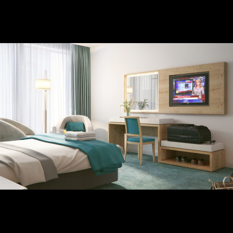 5 Star Modern King Size Bed For Hotel Bonetti Hotel Room Furniture
