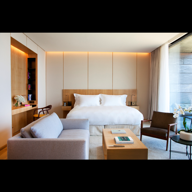 Hospitality Furniture Wood Furniture Bedroom Sets Modern Hotel Bed Room Furniture Custom Made