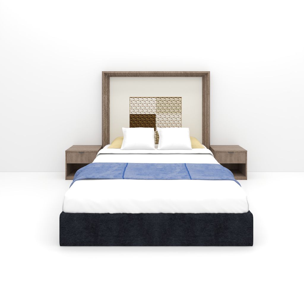 Luxury Hotel Furniture Modern 5 Star Hotel Furniture Bedroom Solid Wooden Bed Frame Customized Size Bedroom Sets