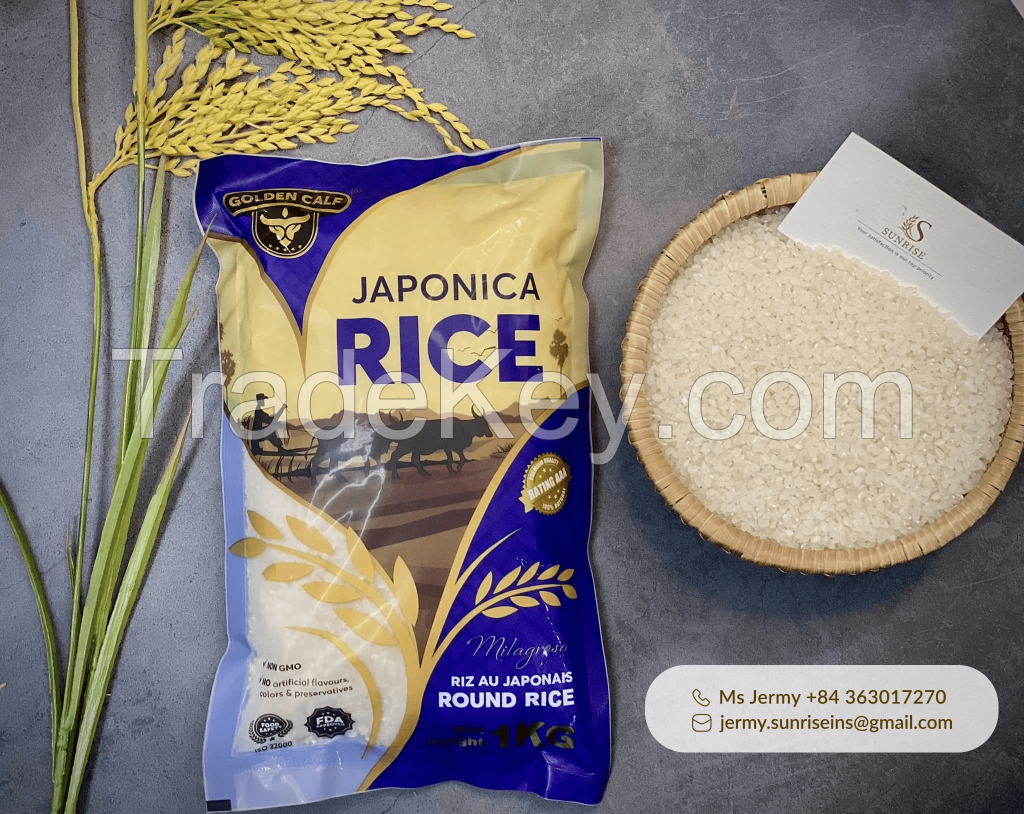 Japonica rice Sushi rice Round rice Vietnam Koshihikari rice Medium Rice