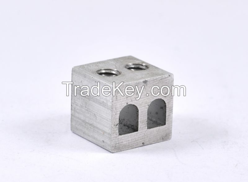 Aluminum Mechanical Wire Lugs Electrical Terminal Lug Connectors 2 hole 2 Conductor