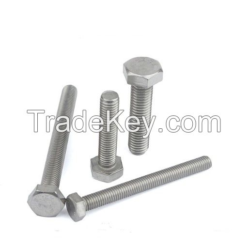 304 Stainless Steel DIN933 Full Thread Hex Bolts