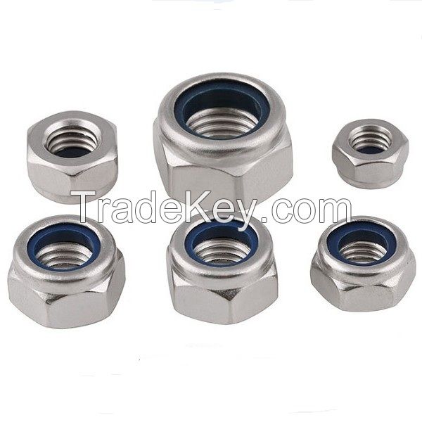 A2 A4 B8 B8M Nylon lock nuts