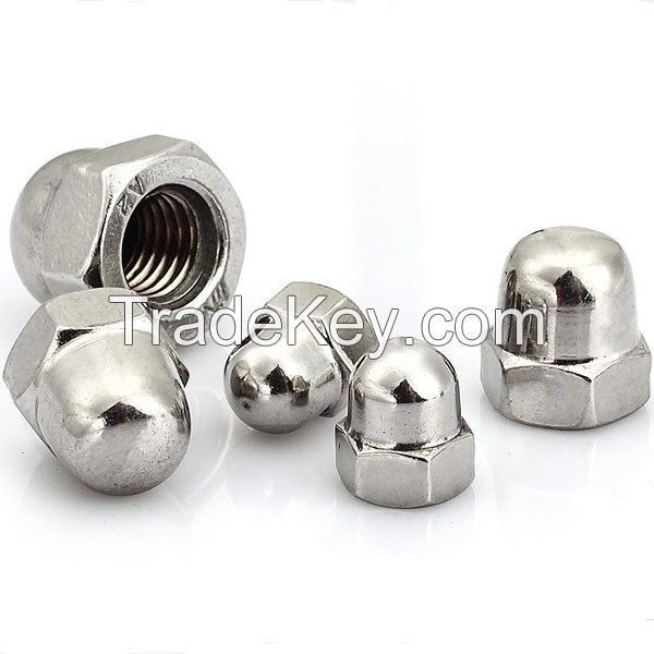 A2-70 DIN1587 Cap Nuts Dome nuts