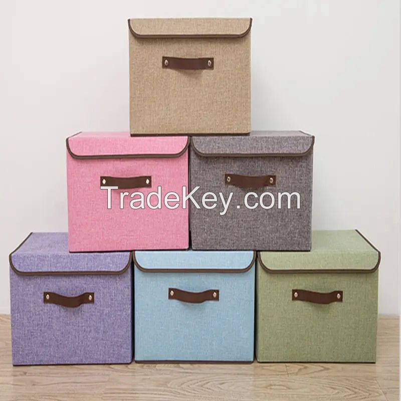 Vietnam manufacturer Collapsible storage box, fabric cube for clothes, items