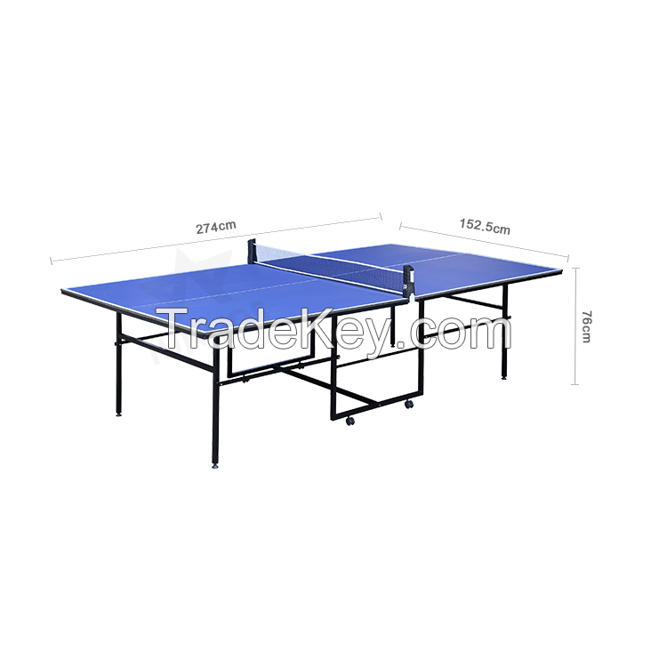 Sunshine Table Tennis Table Indoor Standard Household Foldable Movable with Wheels
