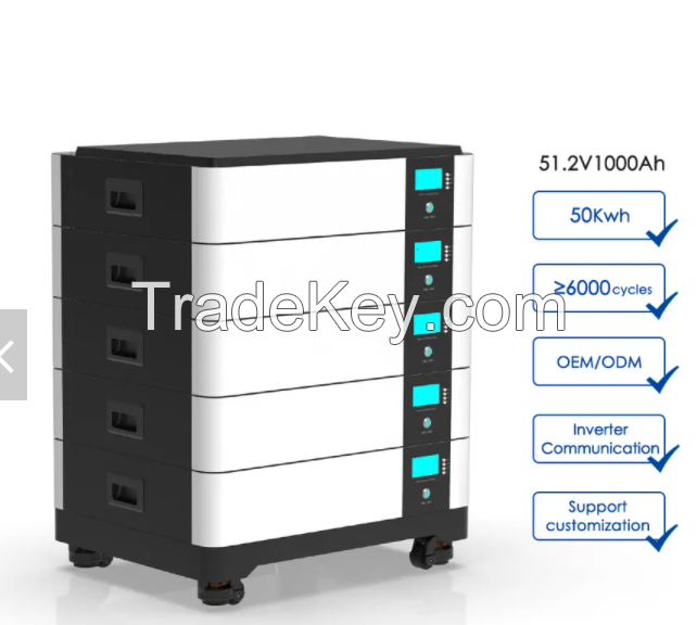 10KWh 20KWh 30KWh 50KWh Low volt battery 48V energy Storage 4 blade pylon tech battery