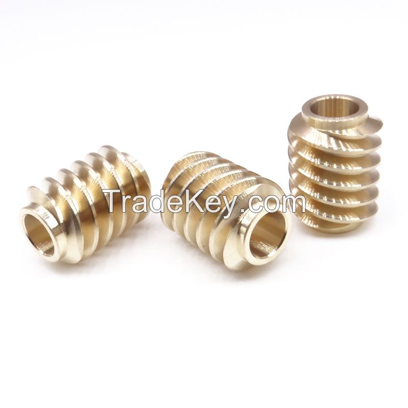 Brass Worm Gear Worm Shaft Kits Gasket 304 stainless steel external th