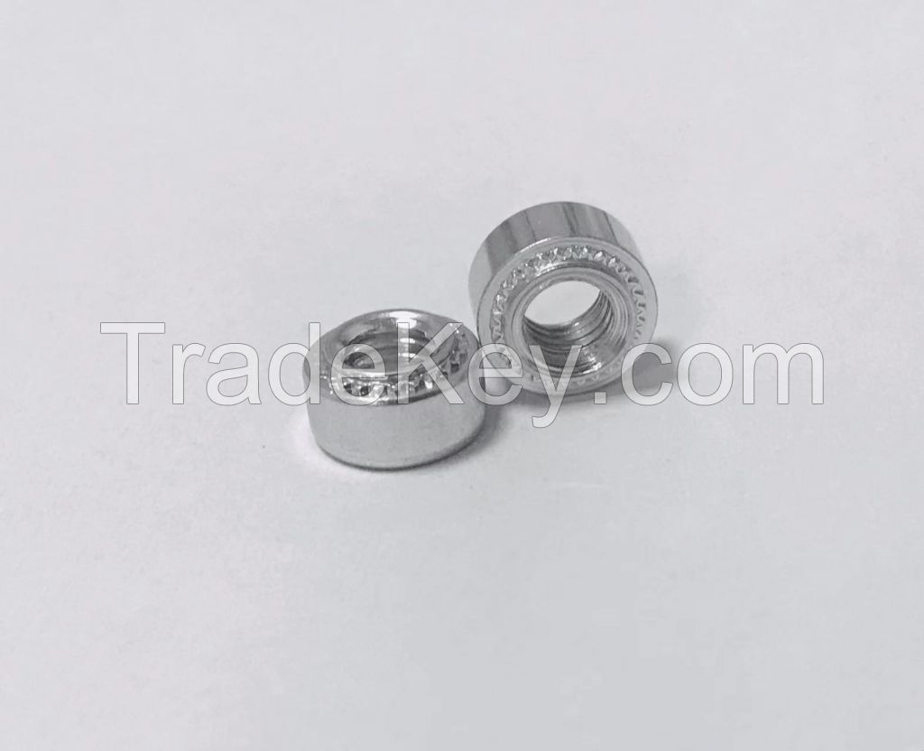 Factory supply aspo-m5-0304 stainless steel riveting nuts CLS pressing plate round nuts standard sheet metal socket nuts