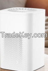 Portable desktop air purifier for household use