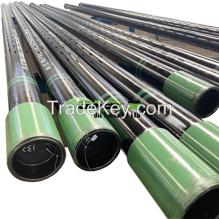 China customized OASIS stainless steel API J55/K55/N80 Slotted pipes  for oil well drilling