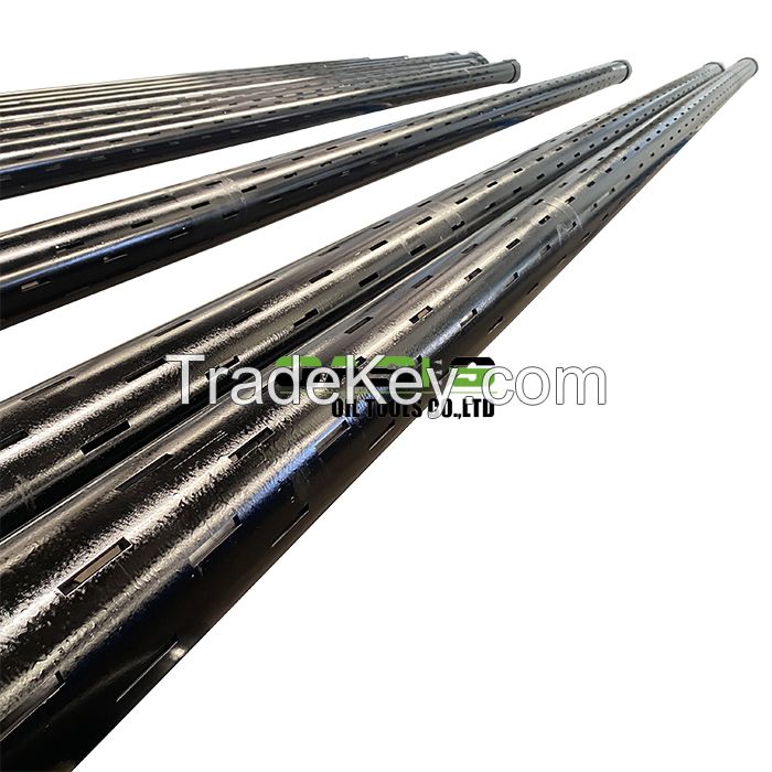 China customized OASIS stainless steel API J55/K55/N80 Slotted pipes  for oil well drilling