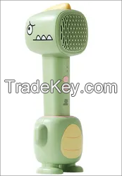 Wind Mini Wireless Hair Dryer for Baby Hair Dryer Gentle Blowing Dinosaur Pattern