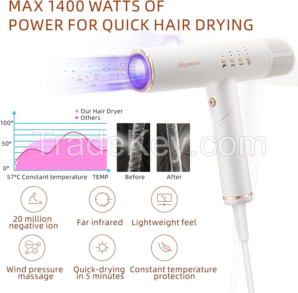 Wind professional hair dryer
