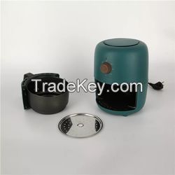 Household Air fryer 500W 3.5L Air Fryer Healthy Low Fat Cooking Pot Intelligent Round Mini Air Fryer