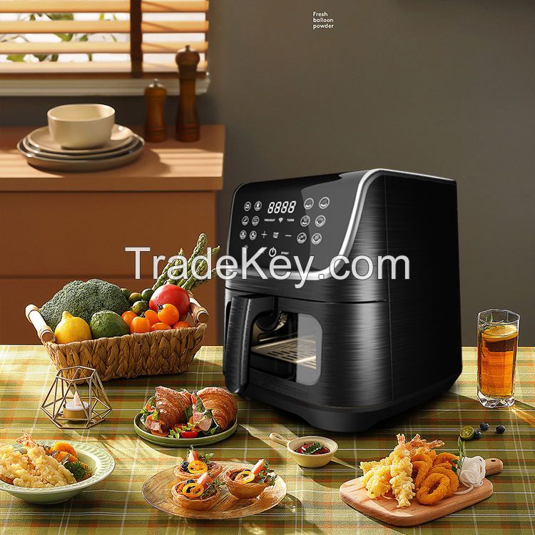 Multi Functional Adjustable 5.5L Electric Healthy Oil Free Oven Air Fryer For Kitchen