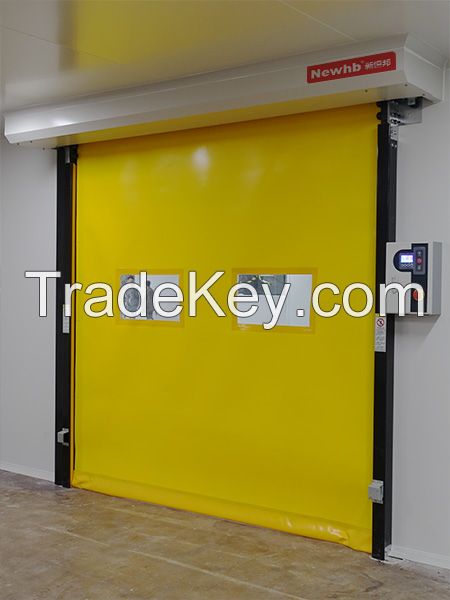 Anti-collision fast rolling shutter door