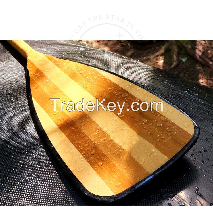 Canoe Kayak Wooden Paddle 52in Accept Design Customized 