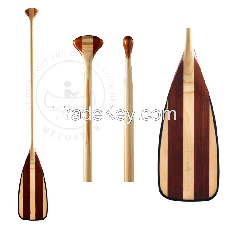 Canoe Kayak Wooden Paddle 52in Accept Design Customized 