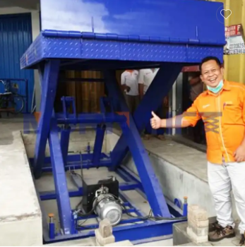 MORN 1000kg-6000kg loading dock cargo lift warehouse scissor dock lift