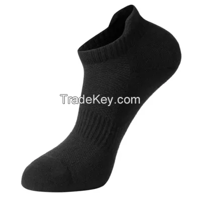 Men's Running Sports Combed Cotton Low Cut Socks