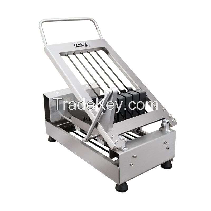 Commercial manual cutting pieces Korea round square sushi roll cutter cutting machine