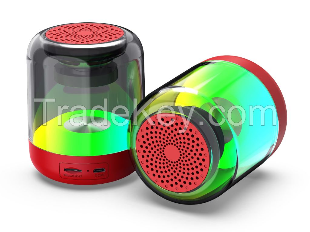 Transparent Portable Bluetooth Speaker
