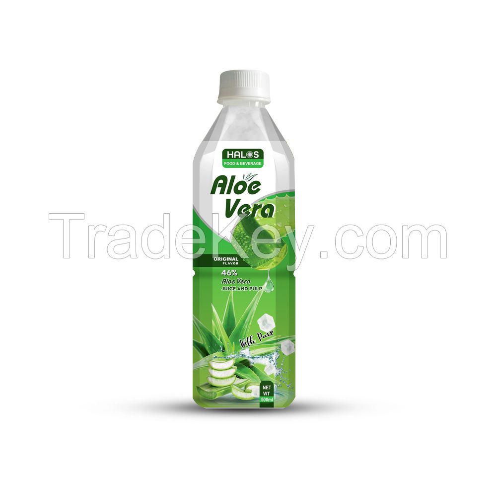 500ml Aloe vera drink OEM aloe vera manufacturing
