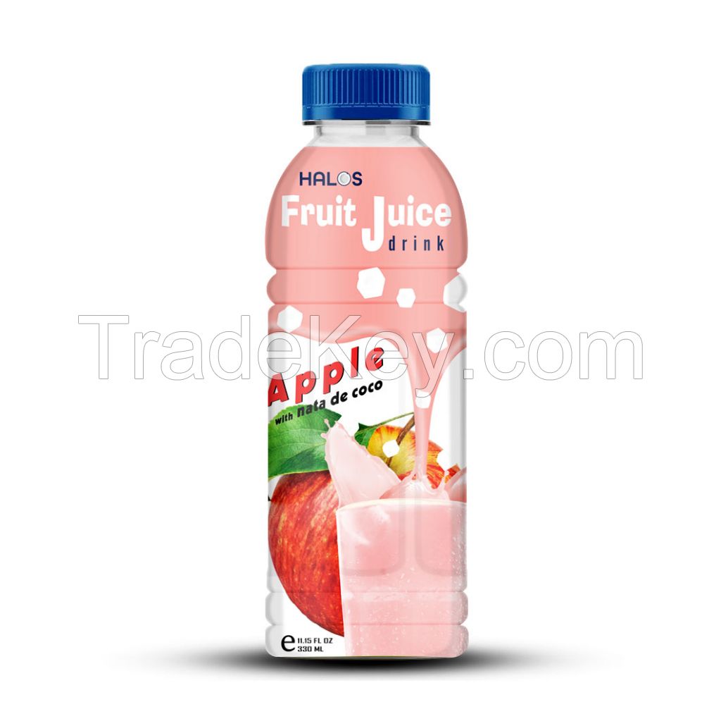 Halos nata de coco mix juice drinks packing 320ml pet bottles