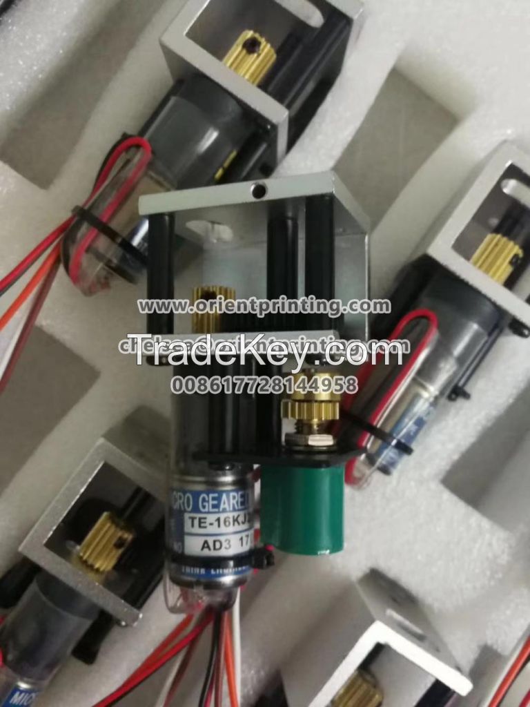 Ryobi ink key motor TE16KM-12-384 Ryobi motor Roybi offset machine parts TE16KJ2-12-384