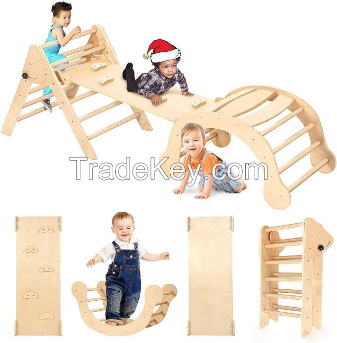 V Star Vietnamâ€™s Ultimate Montessori Wooden Climbing Set.