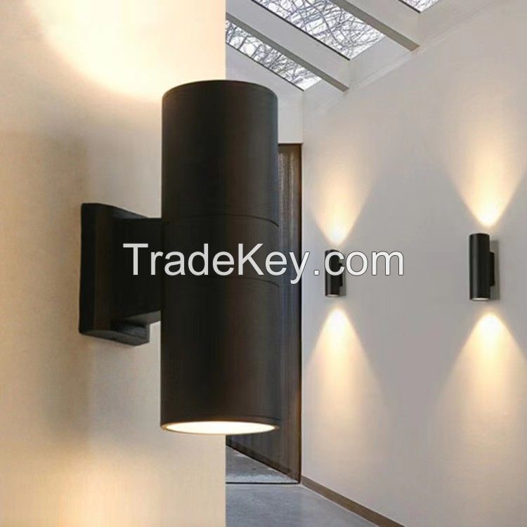 Waterproof Wall Light up down spotlight Modern Garden led Outdoor wall lamp for Garden Door Gate Corridor Fence Post