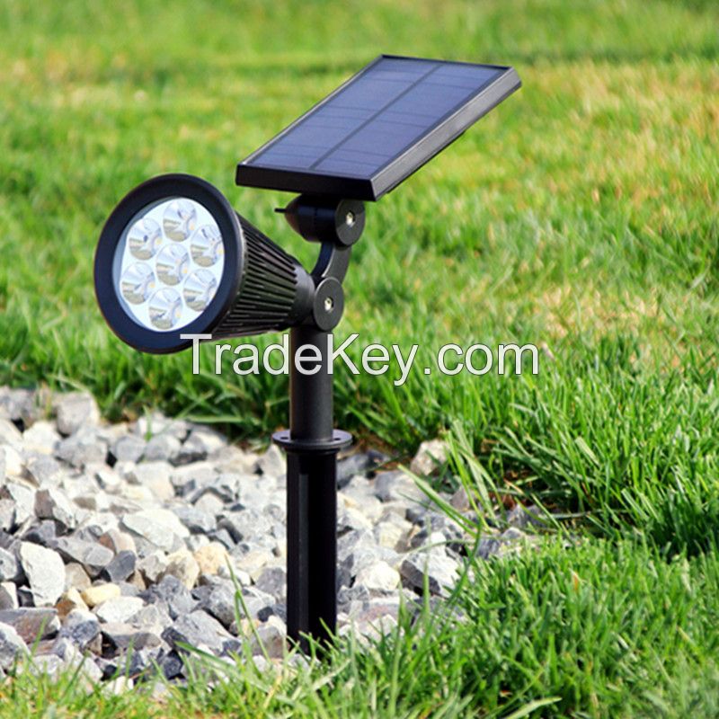 Led Solar Spotlight Garden Outdoor Waterproof Lawn Light Landscape Light Tree Light Park Spotlight Ip65 Floor Light