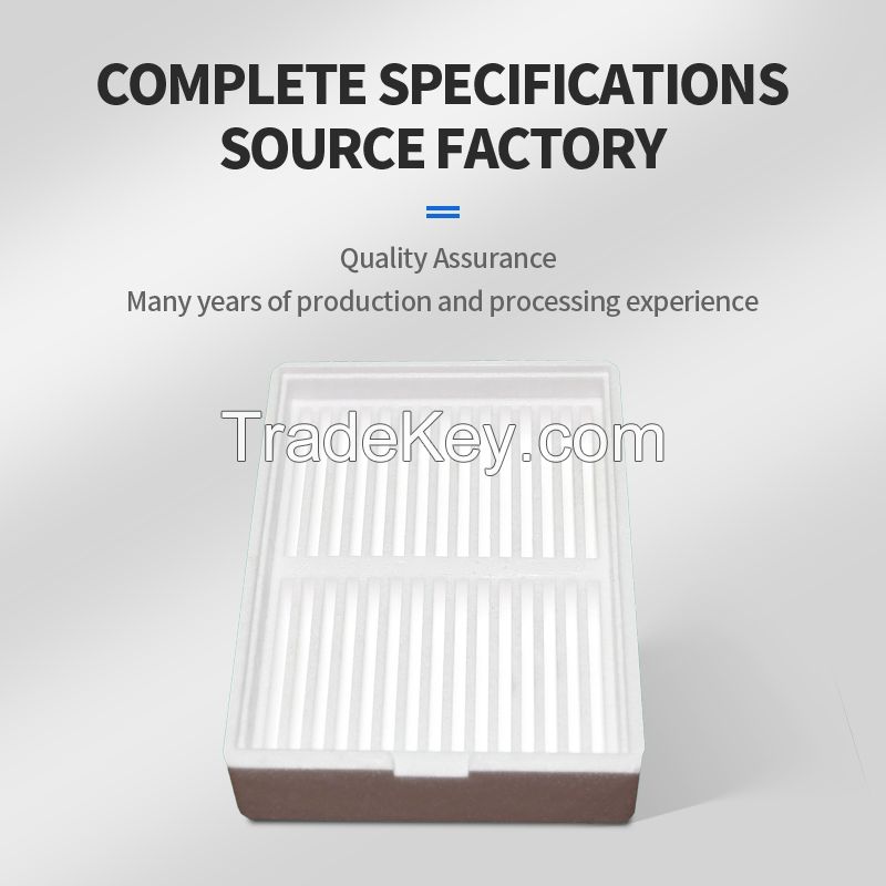 Quality Assurance Foam products, large 7-shaped door strip.Box type packaging container made of foam plastic (multi empty plastic)