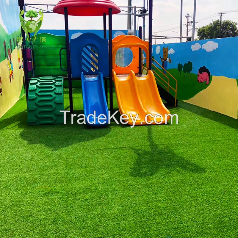 high-end artificial grass used for decoration garden Leisure place