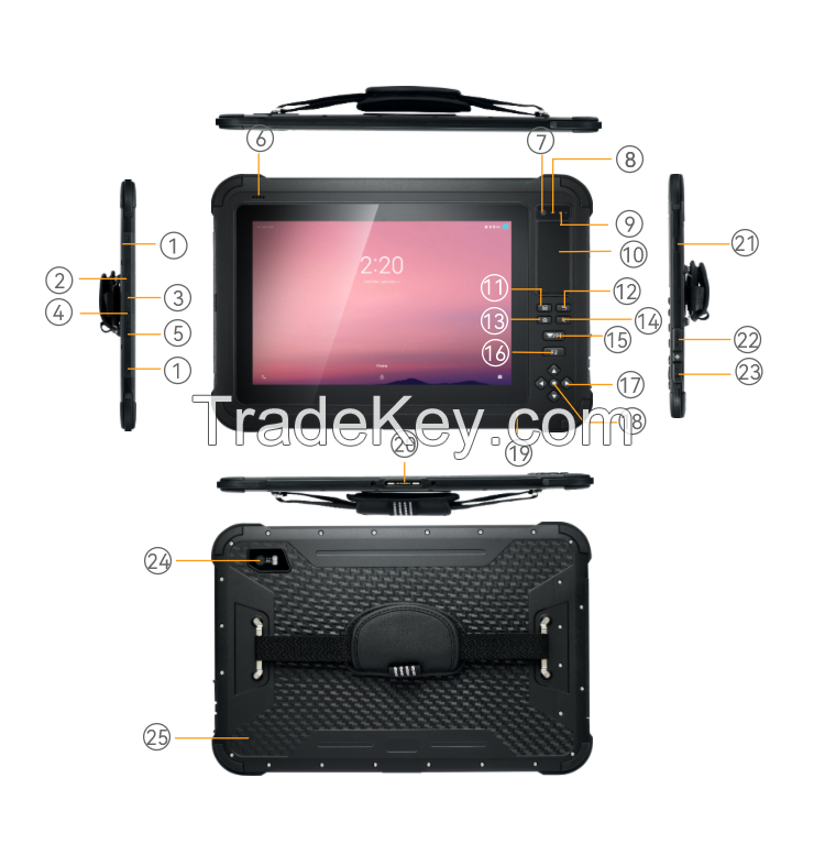 HUGEROCK S101 Highly Reliable Rugged Tablet PC From Shenzhen SOTEN Tec