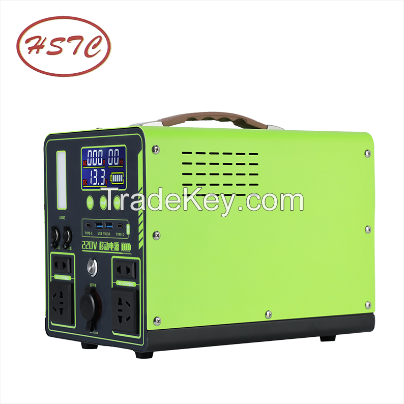 Energy Storage Lithium Battery Pack 110V 240V Spare Solar Generator Home Power Station