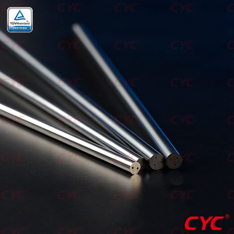 Coolant Hole carbide Rods Reduced BC/ Standard BC 2 Straight Holes cemented carbide tools