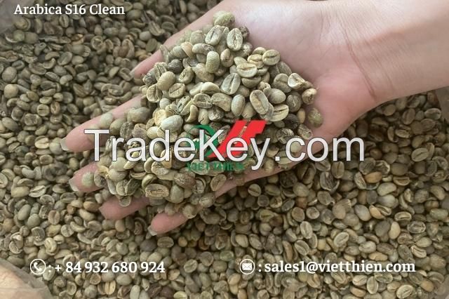Vietnam Arabica green coffee beans - natural, clean quality