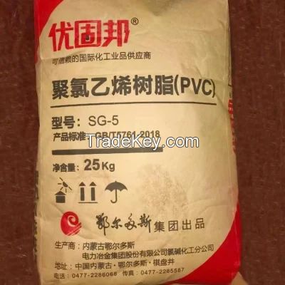 High quality Xinfa/Erdos/Zhongtai SG3/SG5/SG7/SG8 PVC Resin white powder