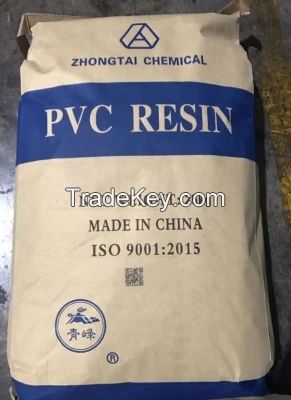 White Powder Zhongtai PVC Resin Sg3 Sg5 Sg8 K-Value Supplier