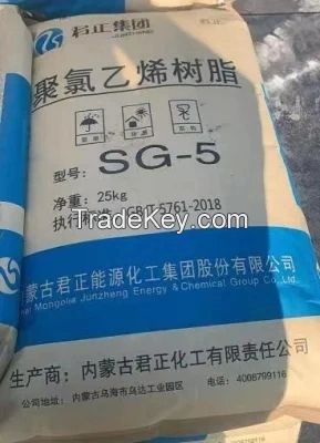 Inner Mongolia Polyvinyl Chloride Resin PVC Sg-3 Sg-5 Sg-8 Resin