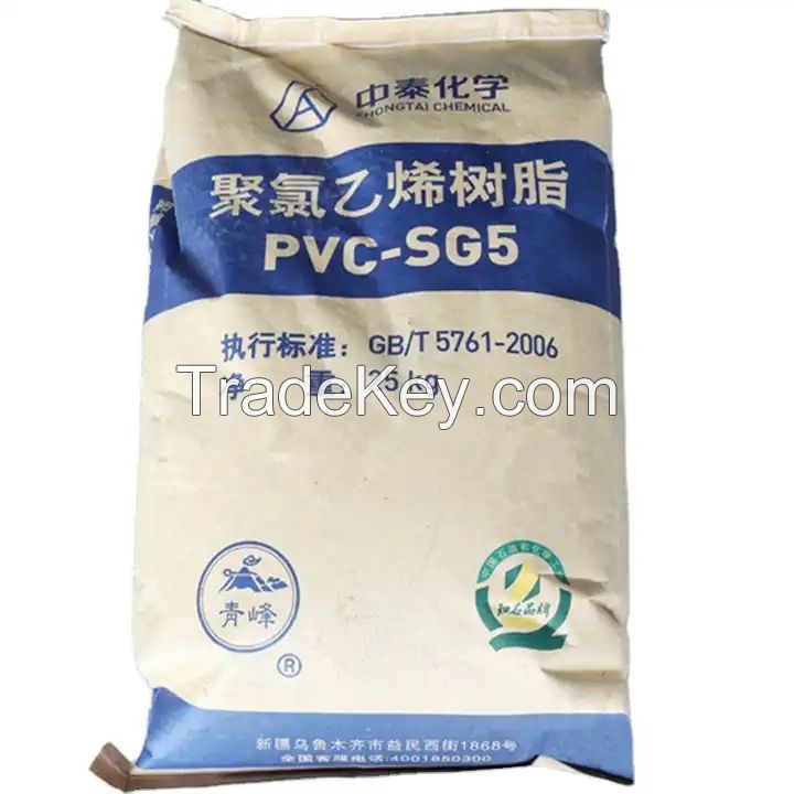 ZhongTai Brand PVC resin SG3 SG5 SG8 PVC Resin Powder K66 K67 K68