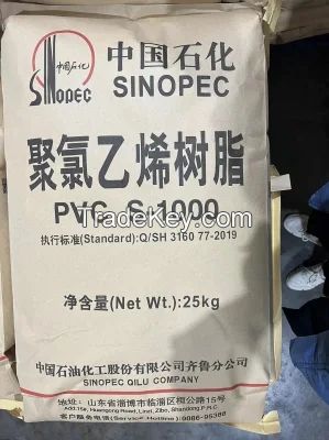 Sinopec Brand Ethylene Based S700 S1000 S1300 Polyvinyl Chlorides PVC Resin