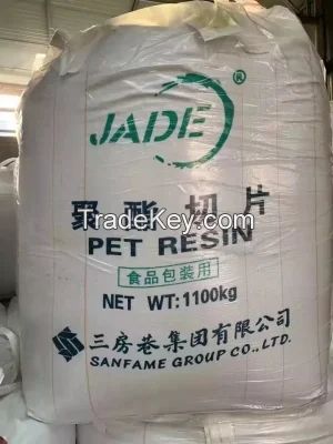 est Price Jade CZ-318 328 302 Polyethylene Terephthalate Polyester Chips Food Bottle Grade Virgin Pet Resin IV 0.84 0.8