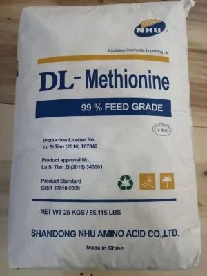 Dl Methionine 99% Feed Grade for Poultry Feed Additive Dl Methionine 99% Powder