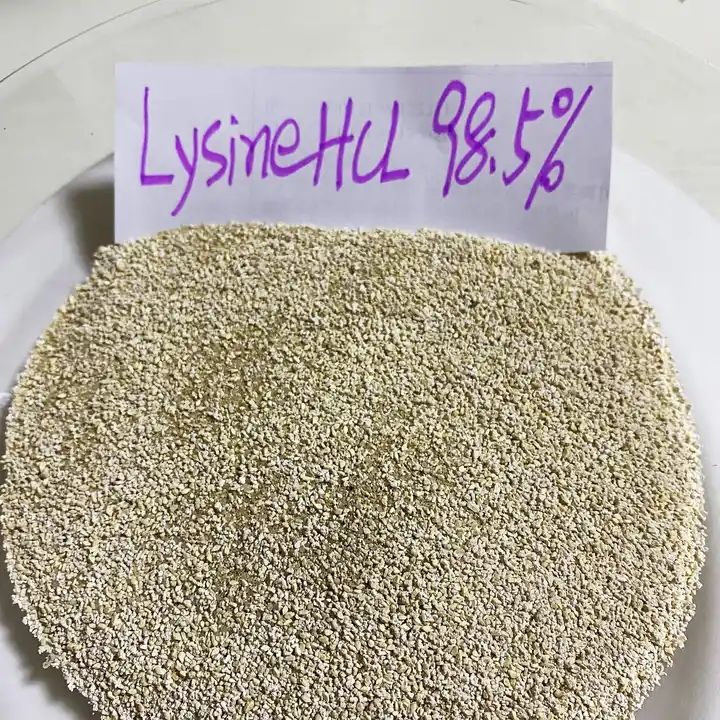 Supply L lysine Feed Grade 98.5% L-lysine Hydrochloride Feed Additives