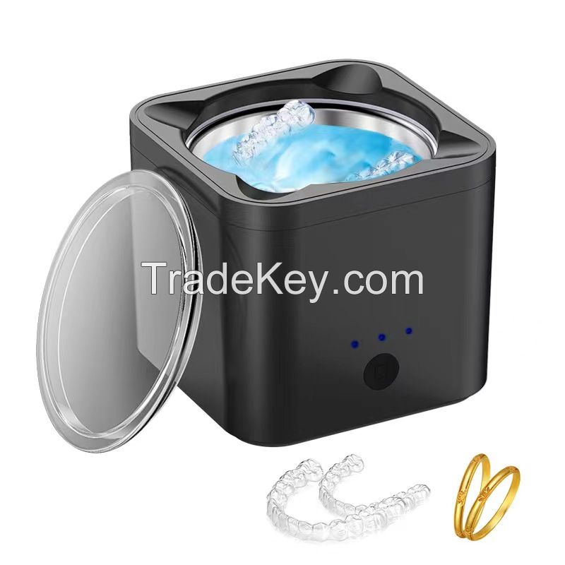 Portable Ultrasonic UV Cleaning Machine 45000HZ Wash Jewelry Washing Dental False Teeth Denture Ultrasonic Cleaner Dental